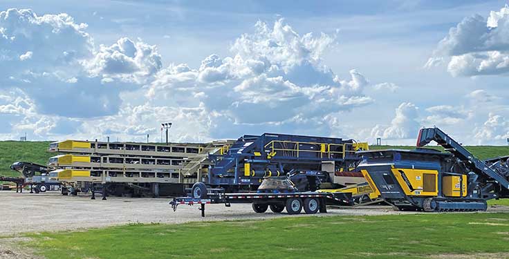 Says Rock Machinery’s Bryant Fazer: “We see a significant need to maintain inventory levels to be responsive to our customer base.” Photo: Rock Machinery