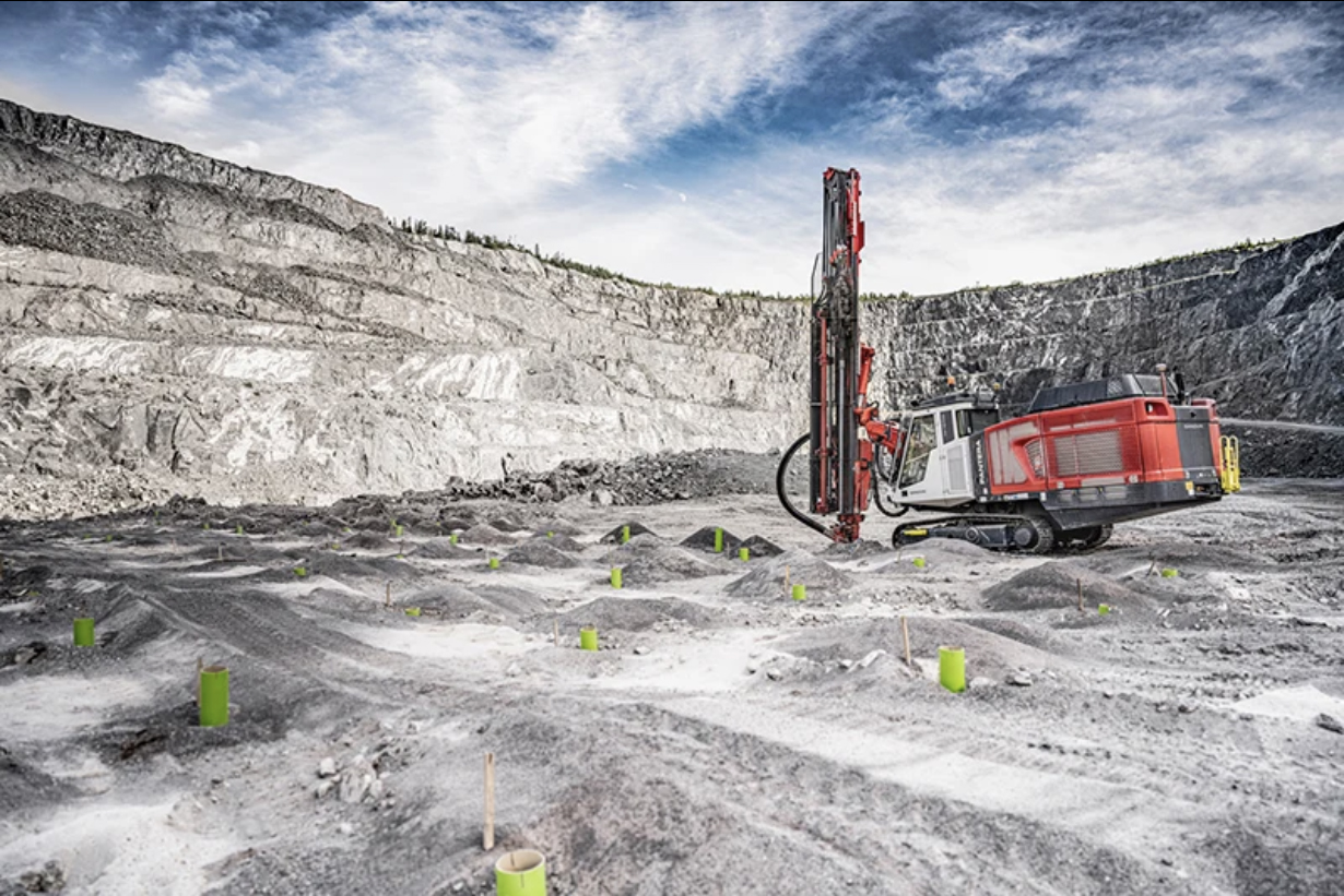The Pantera DP1600i is the newest member of the Pantera DPi series of intelligent top hammer drill rigs. Photo: Sandvik Mining & Rock Solutions