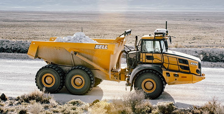 Bell Trucks America signed an exclusive deal with Pronto AI on autonomous technology that can will be utilized on articulated dump trucks in the U.S. Photo: Bell Trucks America
