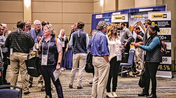 The South Carolina Aggregates Association’s 2022 Workshop & Exhibition drew 315 attendees and 44 exhibiting companies. Photo: Allen Knight, Four Twenty One Media