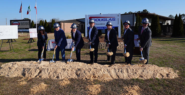 Douglas Manufacturing, a manufacturer of conveyor components and engineered conveying solutions, will construct a state-of-the-art 50,000-sq.-ft. manufacturing facility and add four production lines at its Industrial Park Drive location in Pell City, Alabama. Photo: Douglas Manufacturing
